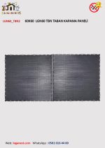 60CM x 60CM, Taban Kapatma Paneli Tüm 60 Lık Çit Kafeslere Uyumlu LGN60_TBN - Görsel 2