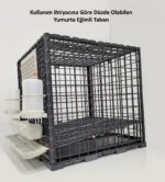 62cm X 62cm X 62cm Tavuk, Sülün, Keklik, Horoz Dinlenme Kafesi, Bantam Salma Kafesi. - Görsel 4