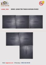 60CM x 60CM, Taban Kapatma Paneli Tüm 60 Lık Çit Kafeslere Uyumlu LGN60_TBN - Görsel 3
