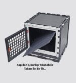 32cm X 32cm X 32cm Temizlik Tavalı, Yanlar ve Üst Kapalı, Kuş, Hamster, Ginepig, Civciv, Kafesi - Görsel 4