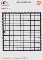 60CM x 60CM, EKLEME PANELİ Tüm 60 Lık Çit Kafeslere Uyumlu LGN60_SCX