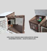 Ahşap&Plastik Karışımı Ginepig, Hamster, Civciv, Bıldırcın Temizlik Tavalı Kafes. - Görsel 6