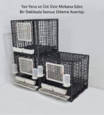 62cm X 62cm X 62cm Tavuk, Sülün, Keklik, Horoz Dinlenme Kafesi, Bantam Salma Kafesi. - Görsel 7