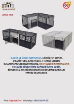 60CM x 60CM, Taban Kapatma Paneli Tüm 60 Lık Çit Kafeslere Uyumlu LGN60_TBN - Görsel 9