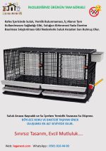 62cm X 124cm X 62cm Yumurta Eğimli Tavuk, Sülün, Yarka, Bantam, Güvercin, Keklik Kafesi LGN60120_TVE_SD - Görsel 2