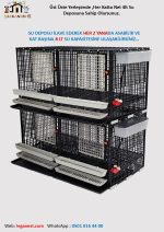 62cm X 124cm X 62cm Yumurta Eğimli Tavuk, Sülün, Yarka, Bantam, Güvercin, Keklik Kafesi LGN60120_TVE_SD - Görsel 8